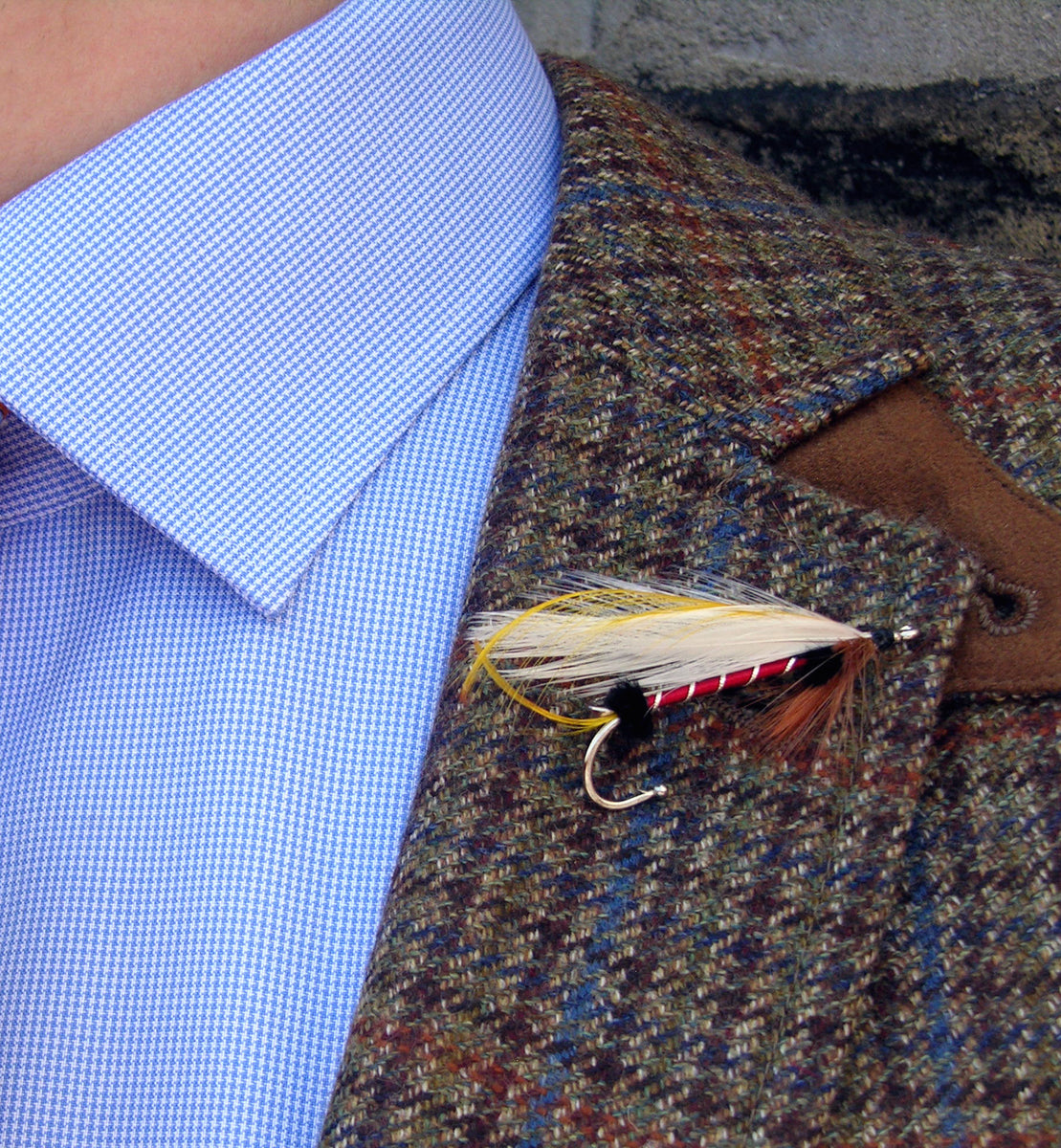 Red Quill: Lapel Pin  Fly Fishing Lapel Pins – Collared Greens