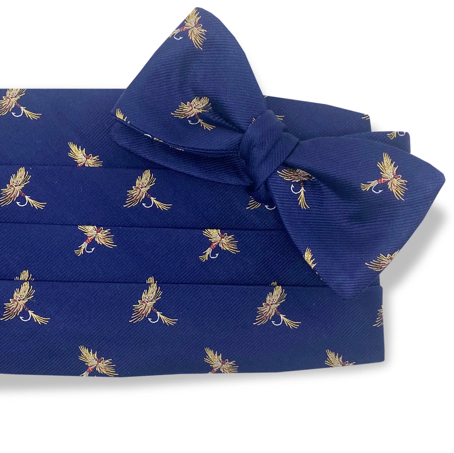 Royal Wulff: Cummerbund Set - Navy