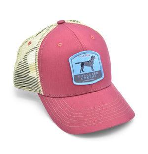 Black Lab: Badged Trucker Cap - Port Side Red