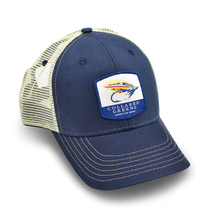 Looking Fly: Badged Trucker Cap - Navy