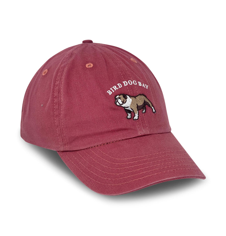 Bulldog: Embroidered Twill Cap - Port Side Red