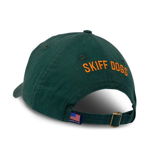 Hang Ten Hound: Embroidered Twill Cap - Spruce