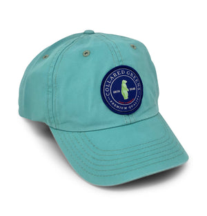 CG Logo: Badged Twill Cap - Gulf Aqua