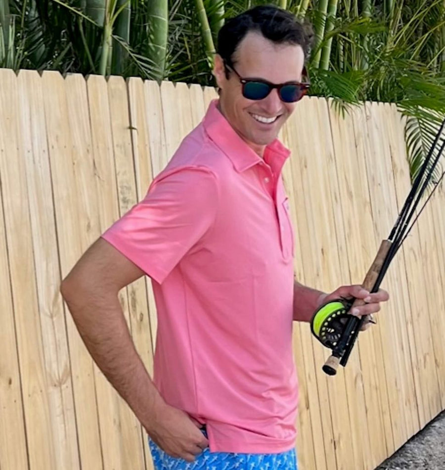 Tarpon Travels: Upcycled Club Polo - White