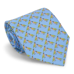 Quail: Tie - Blue