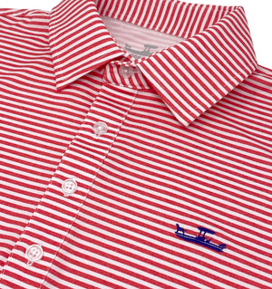 Skiff Dogs: Slack Tide Polo - Red/White