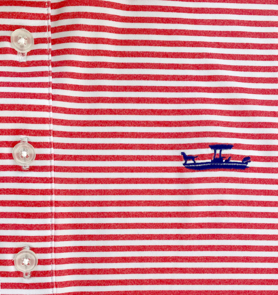 Skiff Dogs: Slack Tide Polo - Red/White