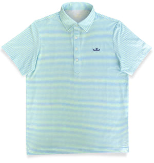 Skiff Dogs: Slack Tide Polo - Mint/Light Blue