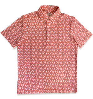 Grand Slam: Upcycled Club Polo - Coral