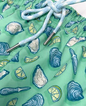 Oyster Affair: Swim Trunks - Mint