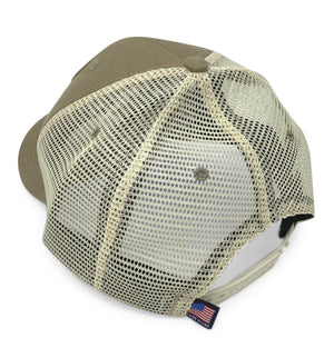 Hang Ten Hound: Badged Trucker Cap - Spruce