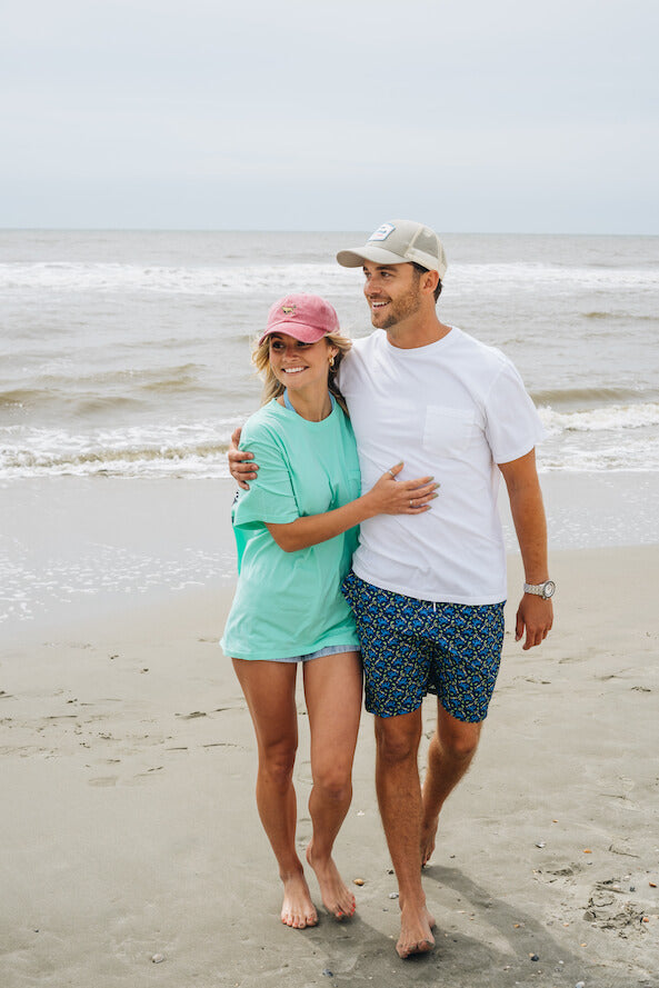 Tarpon Tricks: Swim Trunks - Turquoise