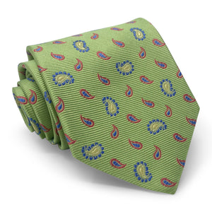 Bespoke Hero Paisley: Tie - Green