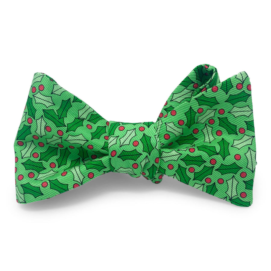 Holly Berries: Bow - Green