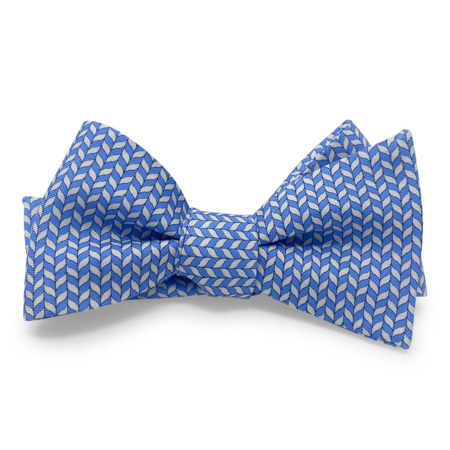 Herringbone: Bow - Blue