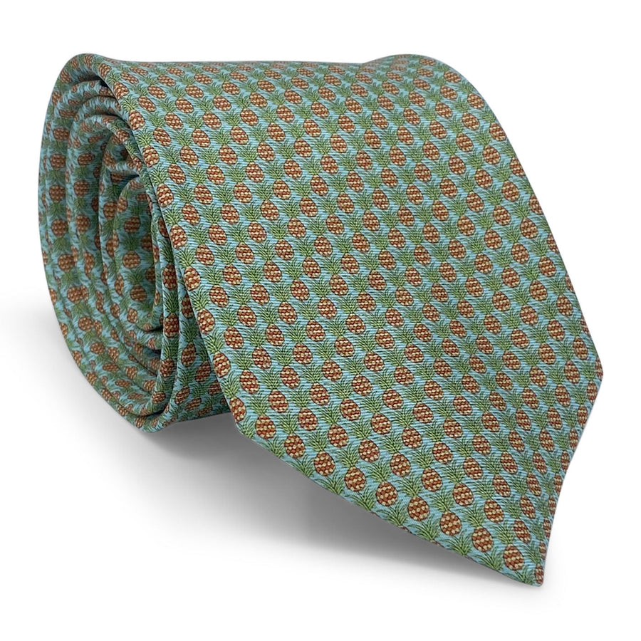 Pineapples: Tie - Aqua