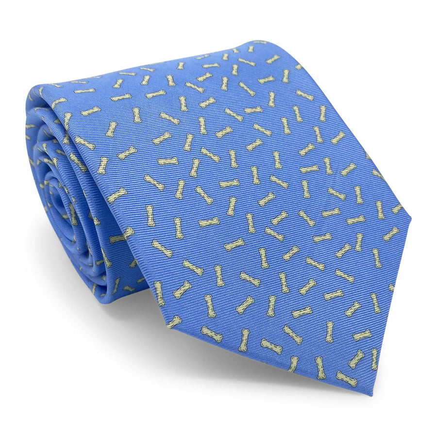 Dog Bones: Tie - Blue