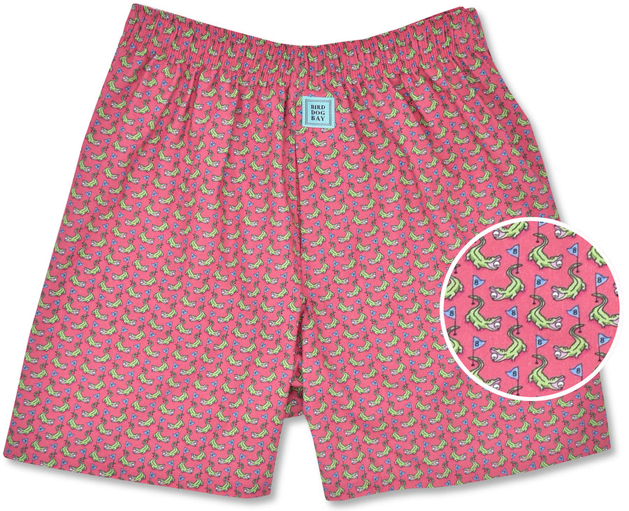 Hazard on Eight: Boxers - Coral (XL)