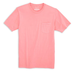High Tide: Short Sleeve – Greens T-Shirt Collared Pink 