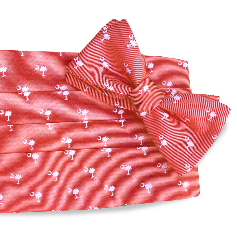 Palmetto Moon: Cummerbund Set - Coral