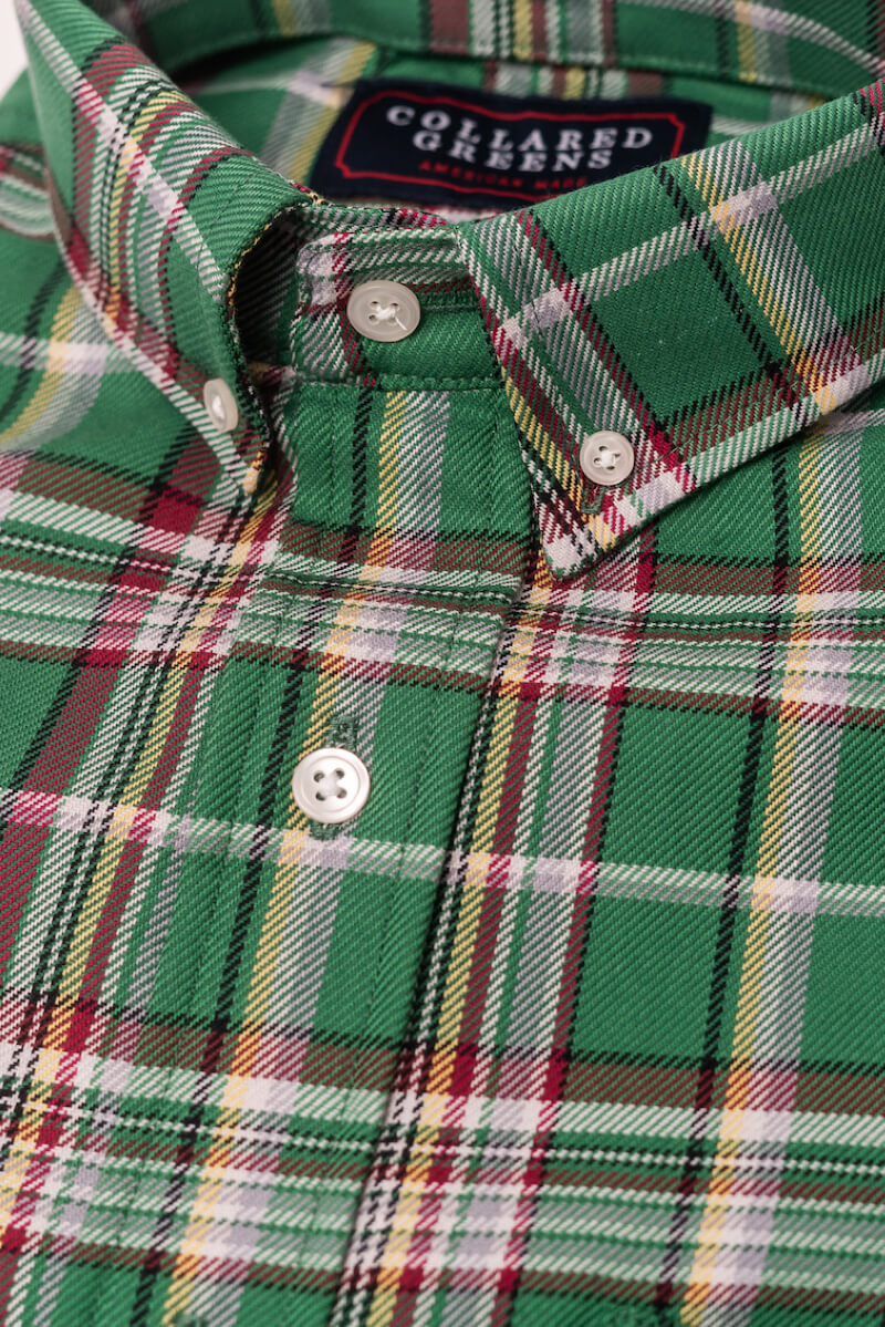 Marion: Brookline Button Down Shirt - Green (S & L) – Collared Greens