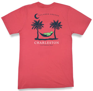 Hammock Hangout: Short Sleeve T-Shirt - Coral