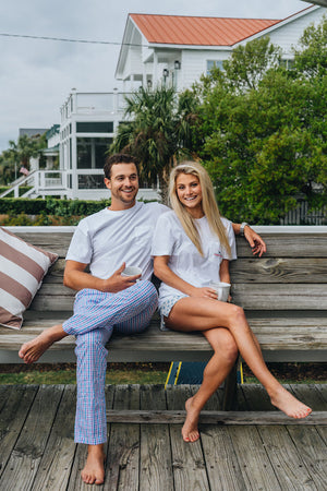 Sittin' Shotgun: Boxers - Navy/Red