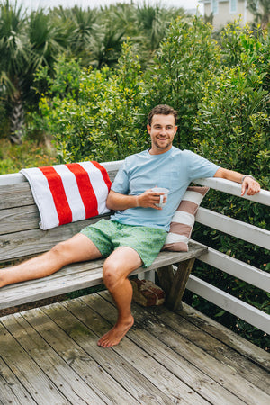 Sittin' Shotgun: Boxers - Navy/Red